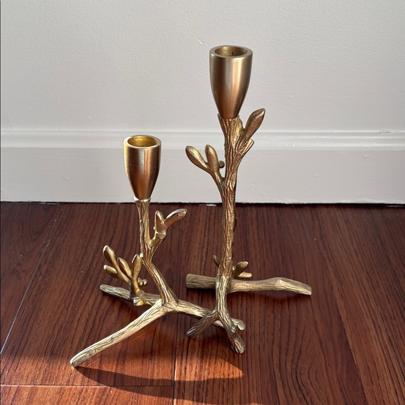 Anthropologie Candlestick Holders (Pair) NWOT - Picture 4 of 7